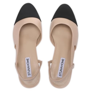 STUNAHOME Women's Slingback Flats - Chic and Comfortable Pumps