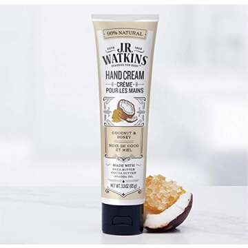 J.R. Watkins Coconut Hand Cream, Luxurious Hydration