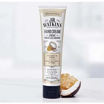 J.R. Watkins Coconut Hand Cream, Luxurious Hydration