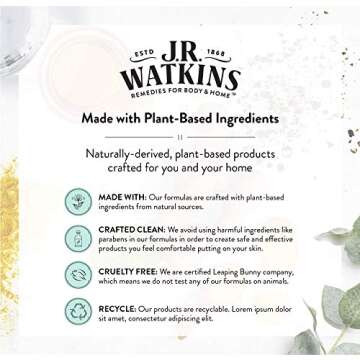 J.R. Watkins Coconut Hand Cream, Luxurious Hydration