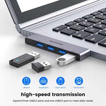 MOGOOD USB Hub 3.0 for Laptop - Multi-Port USB Splitter