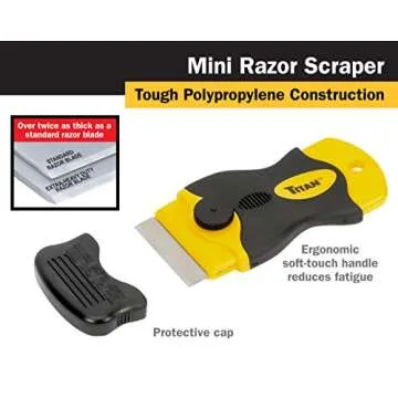 Titan 4-Inch Mini Razor Scraper for Tough Jobs