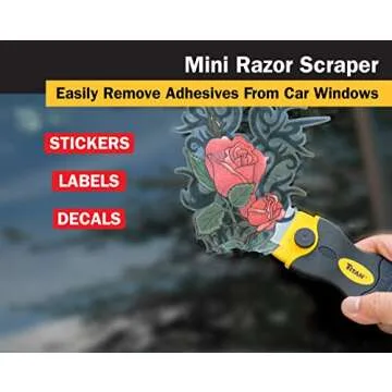 Titan 4-Inch Mini Razor Scraper for Tough Jobs
