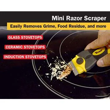 Titan 4-Inch Mini Razor Scraper for Tough Jobs