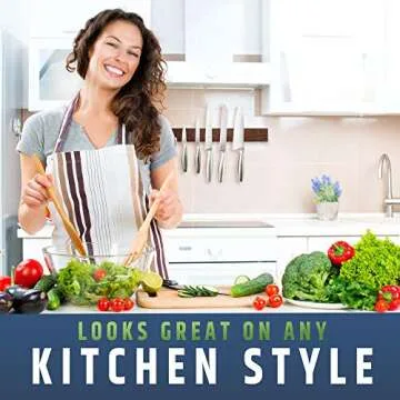 Premium Dark Walnut Wood Magnetic Knife Holder - 16-Inch