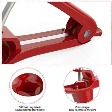 Handheld Ordekcity Cherry Pitter for Effortless Cherry Pitting