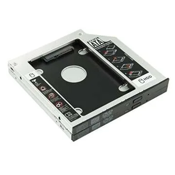 HIGHFINE SATA to SATA 2nd HDD/SSD Caddy for Laptops