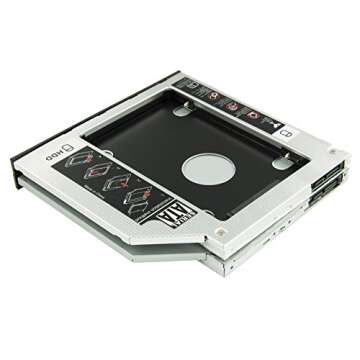 HIGHFINE SATA to SATA 2nd HDD/SSD Caddy for Laptops