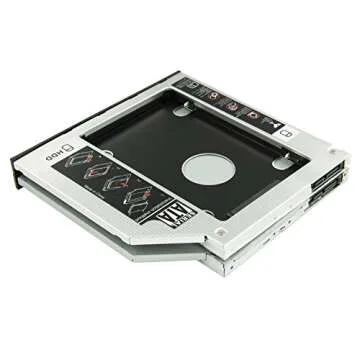 HIGHFINE SATA to SATA 2nd HDD/SSD Caddy for Laptops