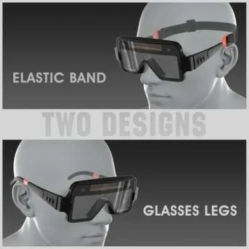 YESWELDER True Color Solar Auto Darkening Welding Goggles