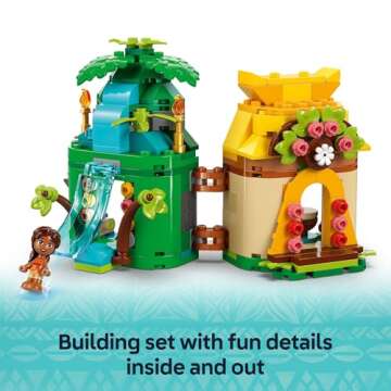 LEGO Disney Moana's Island Toy Set for Kids - Ages 5+