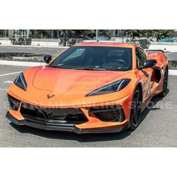 GM 5VM Style Front Lip Splitter for Corvette C8 Models