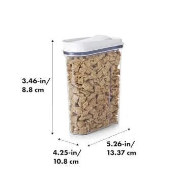 OXO Good Grips Airtight POP Large Cereal Dispenser (4.5 Qt),White