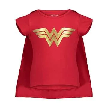 Stylish Wonder Woman Costume Set for Little Girls 7-8 Years