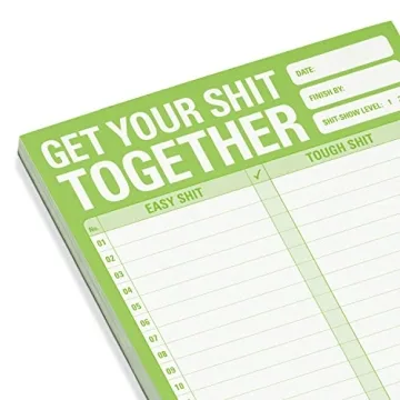 Knock Knock Get Your Shit Together Note Pad for Fun Organization