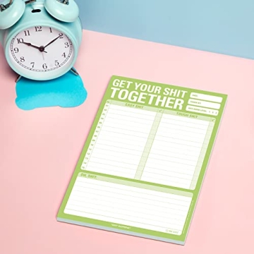 Knock Knock Get Your Shit Together Note Pad for Fun Organization