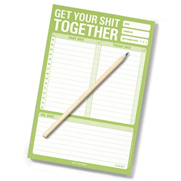 Knock Knock Get Your Shit Together Note Pad for Fun Organization