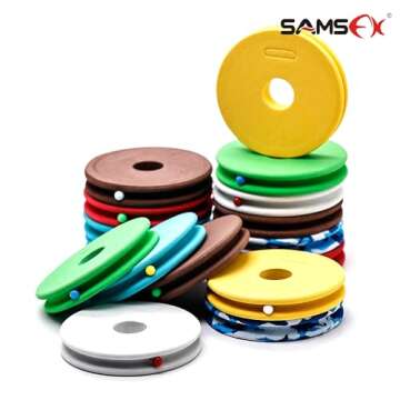 SAMSFX Tippet Holder - Multicolor Fly Fishing Organizer