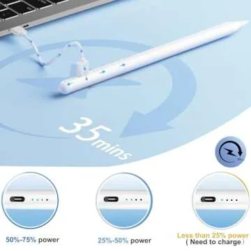 Advanced iPad Pencil for 2018-2024 Models, Fast Charge