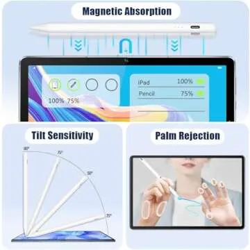 Advanced iPad Pencil for 2018-2024 Models, Fast Charge