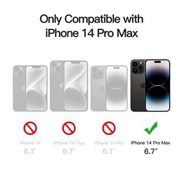 JETech Magnetic Case for iPhone 14 Pro Max - Slim Protection and Style