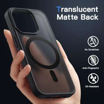 JETech Magnetic Case for iPhone 14 Pro Max Perfect Fit