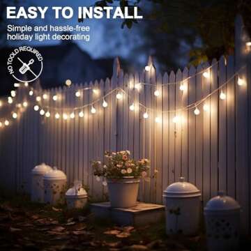 Hooks for Outdoor String Lights Clips: 26Pcs Heavy Duty Light Hook with Waterproof Adhesive Strips - Outside Clear Cord Holders for Hanging Christmas Lighting - Outdoors Sticky Clip