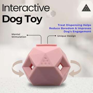 Treat Dispensing Balls for Medium Dogs and Cat Treat Dispenser Toy Interactive for Self-Play Improve...