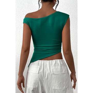 PRETTYGARDEN Womens Summer Off The Shoulder Crop Top - Stylish & Comfy