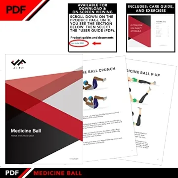 Shop JFIT 12 LB Medicine Exercise Ball for Powerful Workouts