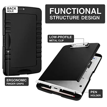 Sooez Nursing Clipboard with Storage & Pen Holder