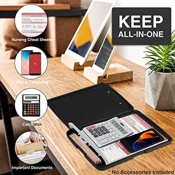 Sooez Nursing Clipboard with Storage & Pen Holder