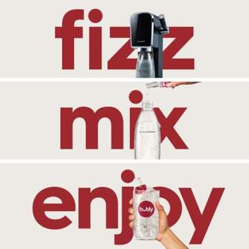 SodaStream - ART Sparkling Water Maker | VALUE BUNDLE | CQC CO2 system | Includes 2x CO2 Cylinders, ...