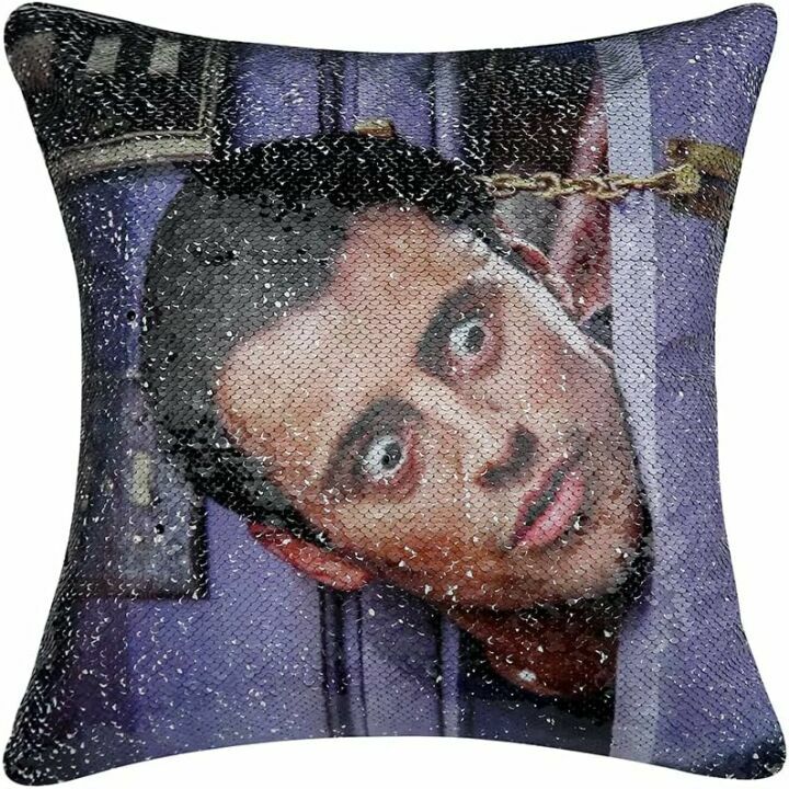 Jiamos Friends Joey Sequin Pillow Cover - Funny Gift