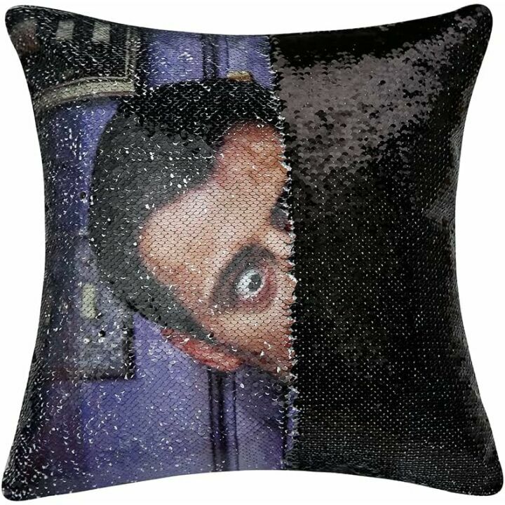 Jiamos Friends Joey Sequin Pillow Cover - Funny Gift