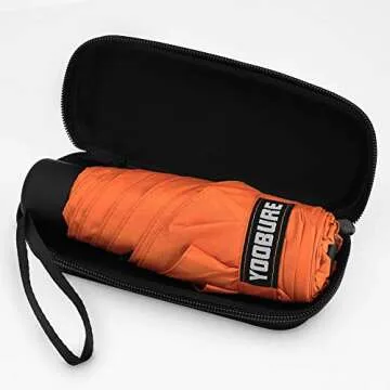Yoobure Small Mini Umbrella with Case Light Compact Design Perfect for Travel