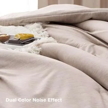 Bedsure California King Comforter Set - Warm Taupe Soft Bedding for All Seasons, Cationic Dyed Bed Set, 3 Pieces, 1 California King Size Comforter (104"x96") and 2 Pillow Shams (20"x36"+2")