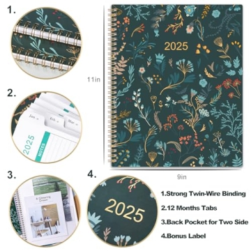 2025 Monthly Planner - Stylish, Sturdy & Versatile
