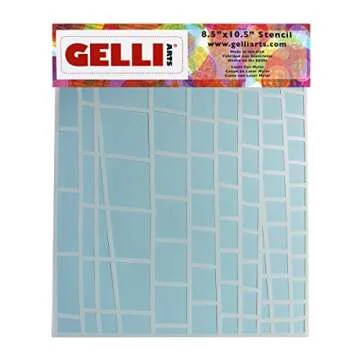 Gelli Arts Stencils - Ladder Design for 8x10 Gelli Plate