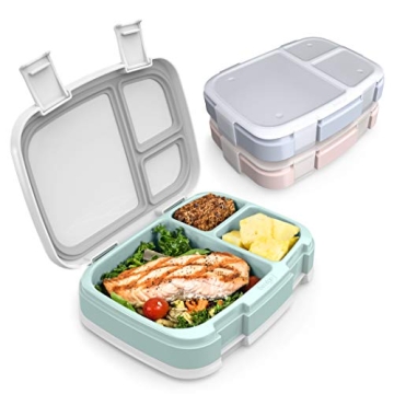 Bentgo Fresh 3-Pack Meal Prep Lunch Box Set - Reusable 3-Compartment Containers for Meal Prepping, H...