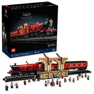 LEGO Harry Potter Hogwarts Express – Collectors' Edition 76405, Iconic Replica Model Steam Train f...