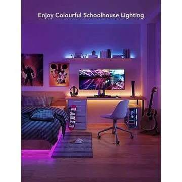 Govee LED Strip Lights 100ft, LED Lights for Bedroom, WiFi RGB LED Lights work with Alexa and Google...