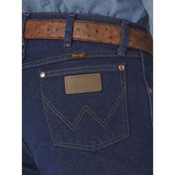 Wrangler Men's 13MWZ Cowboy Cut Original Fit Jean, Prewashed Indigo, 28W x 32L