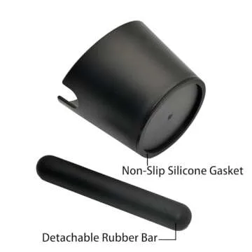 IAOSEN 5 inch Coffee Knock Box with Detachable Rod
