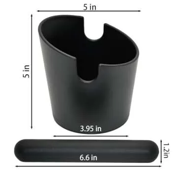 IAOSEN 5 inch Coffee Knock Box with Detachable Rod