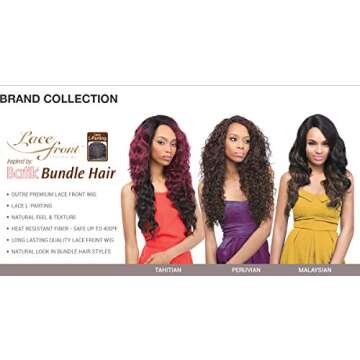 Outre Batik Synthetic Lace Front Wig PERUVIAN (1B)