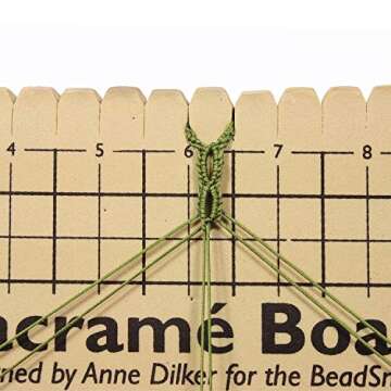 The Beadsmith Macrame Board - Lightweight, Self-Healing, All-In-One Crafting Tool