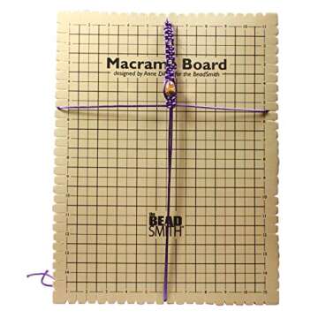 The Beadsmith Macrame Board for Crafts and Knotting
