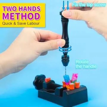 LEOBRO Hand Drill for Tiny Holes in Crafting