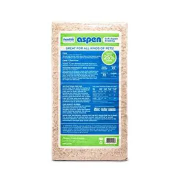 PETSPICK Aspen Soft Pet Bedding for Small Animals, 24L
